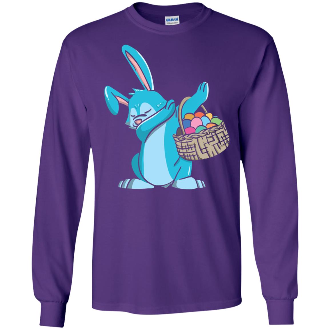 Easter Bunny Dab Easter Shirt Purple