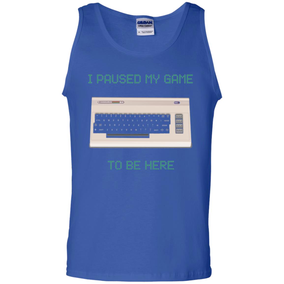 Retro Gamer T-shirt I Paused My Game To Be Here Royal