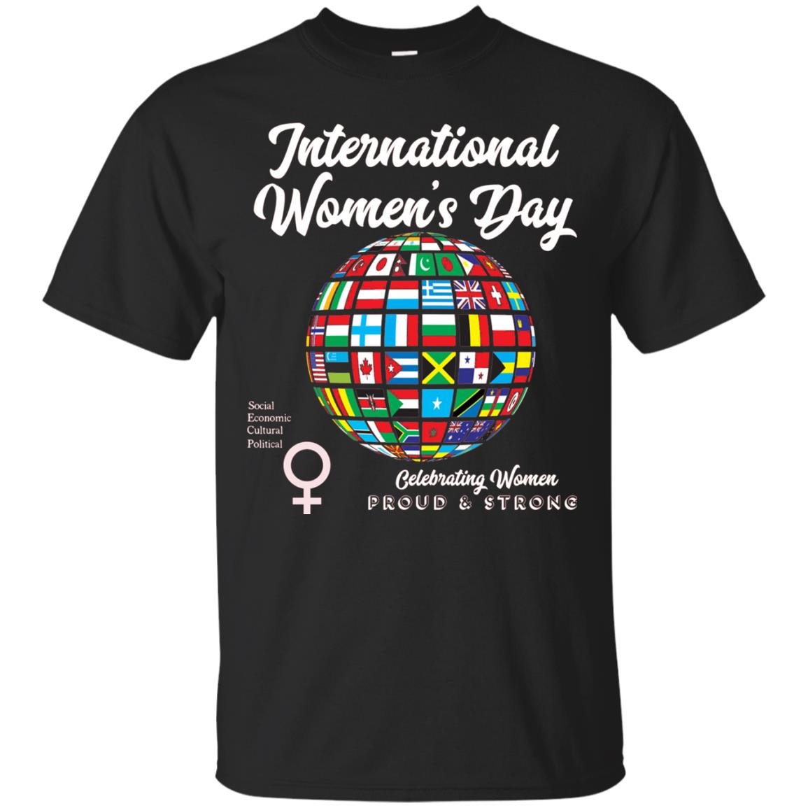 International Women_s Day T-shirt Black