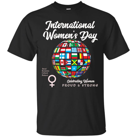 International Women_s Day T-shirt Black