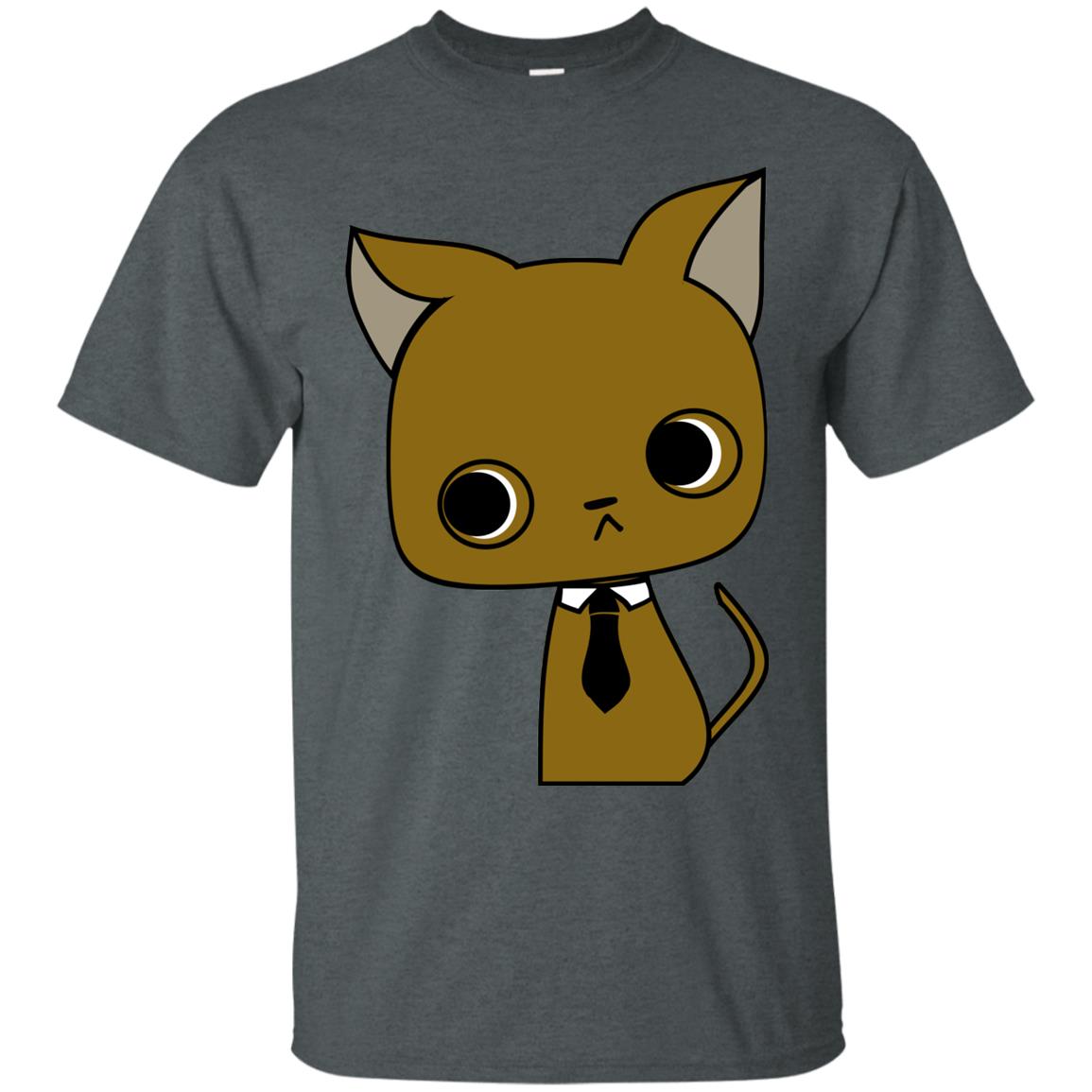 Funny Business Love Cat Shirt Dark Heather