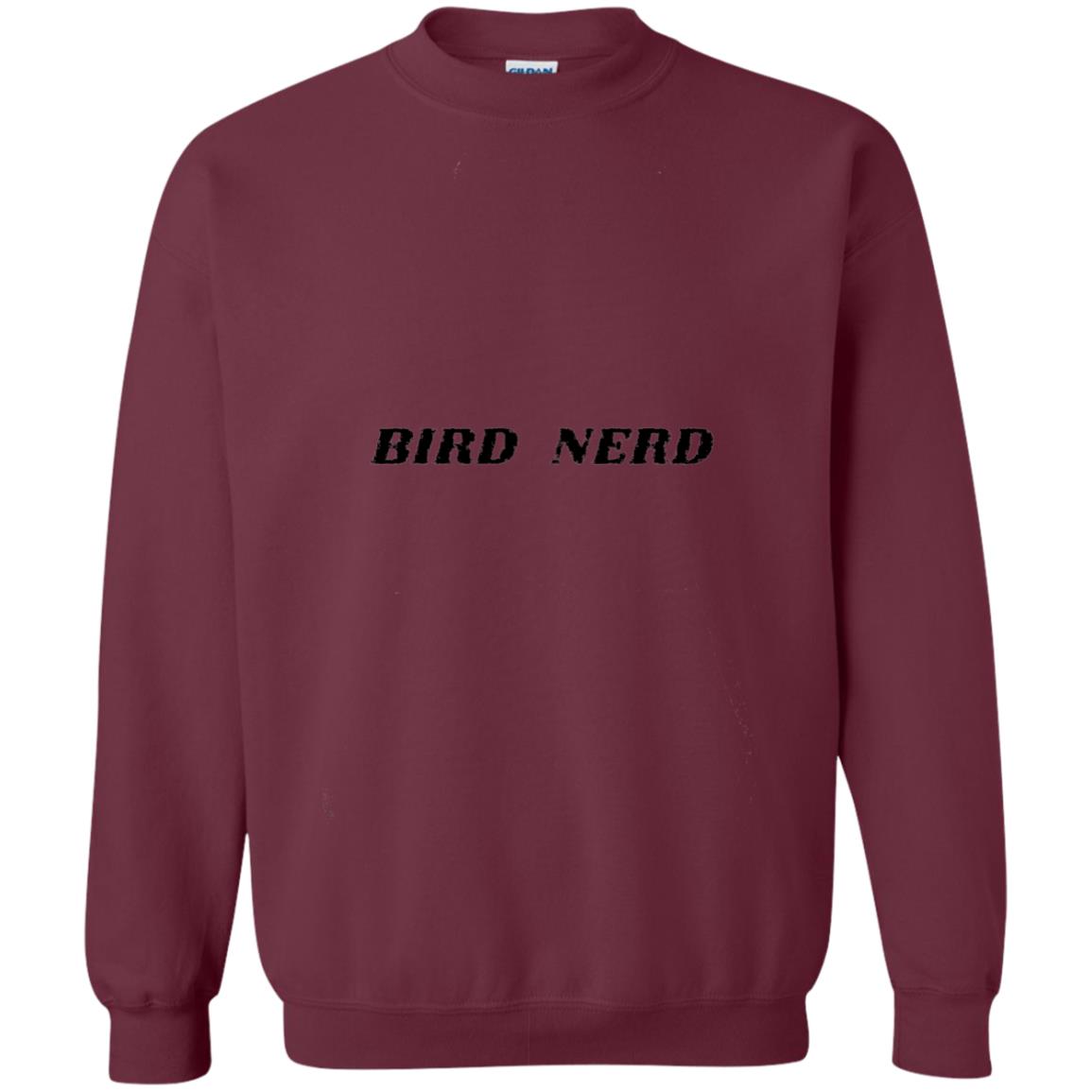 Bird Nerd Bird Watching T-shirt Maroon