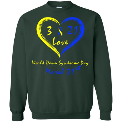 World Down Syndrome Day 21st March Shirt Forest Green
