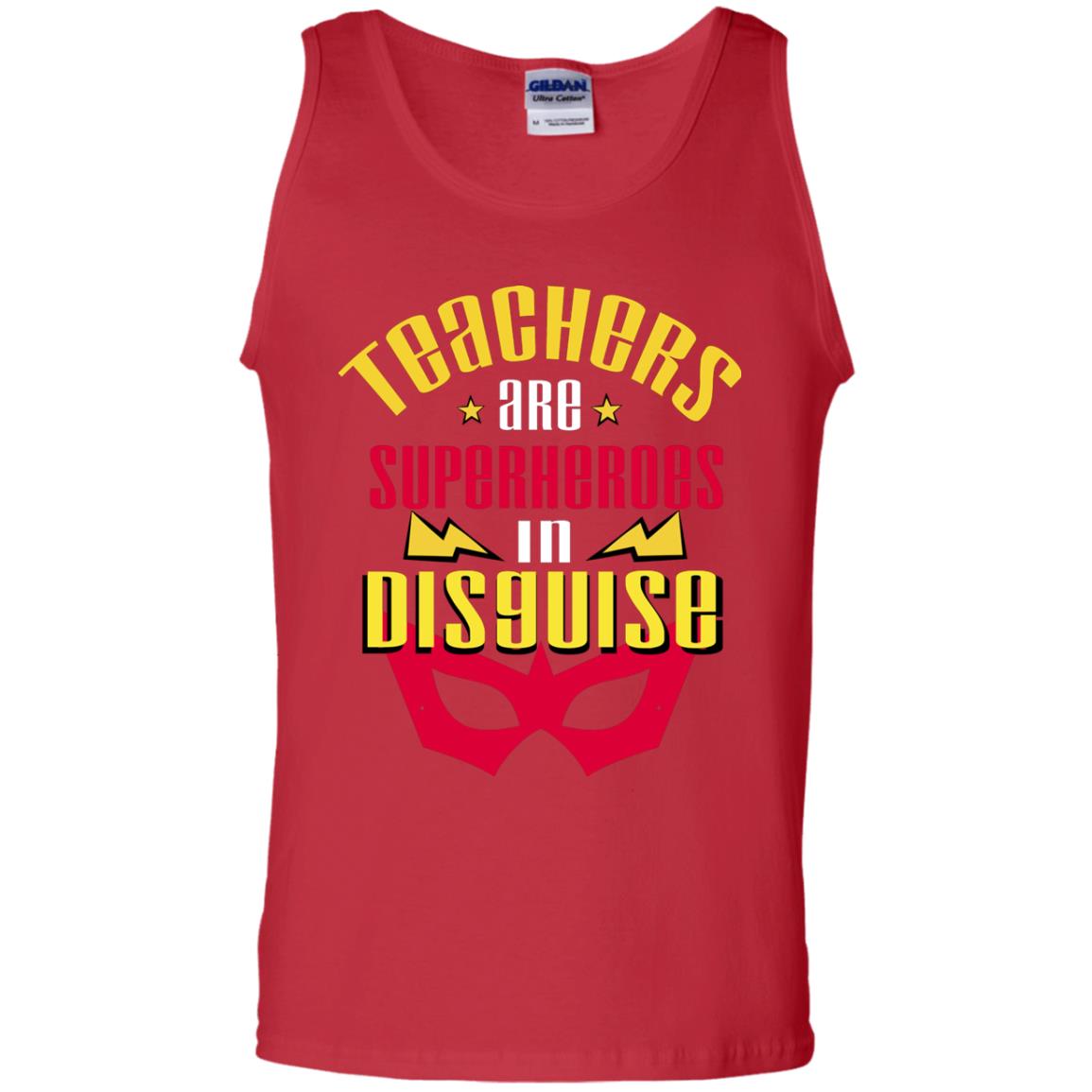 Teachers Are Superheroes In Disguise Movie Fan T-shirt Red