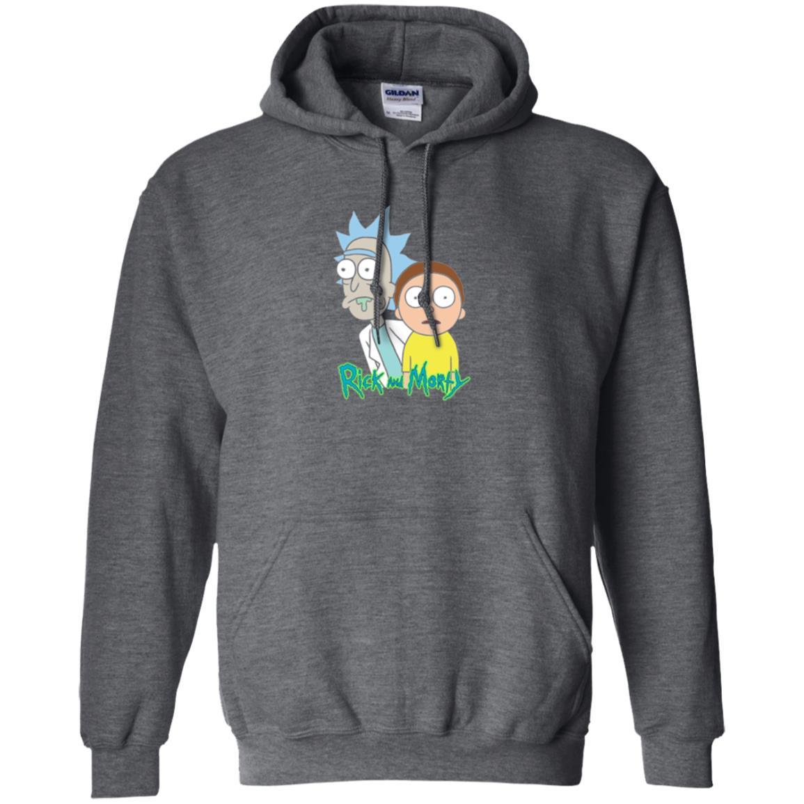 Film T-shirt Rick And Morty Stunned Dark Heather