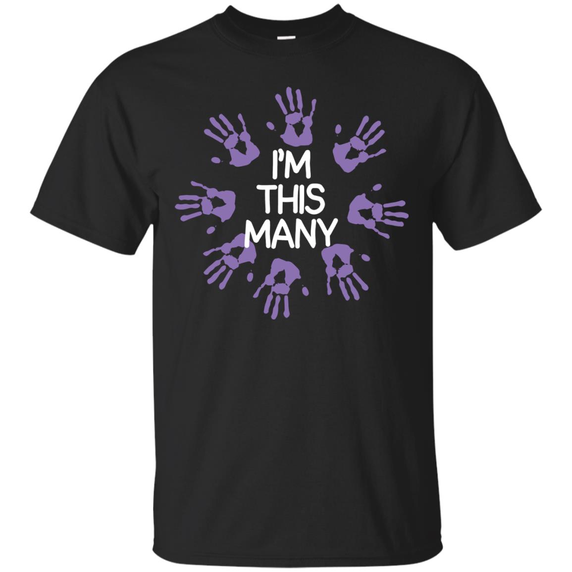 I_m This Many 40th Birthday Shirt Black