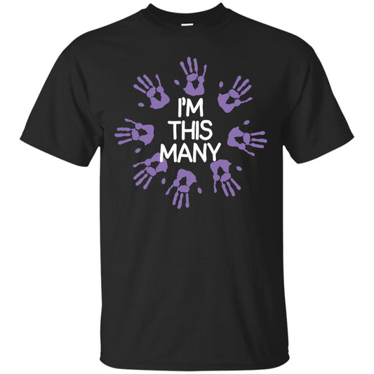 I_m This Many 40th Birthday Shirt Black