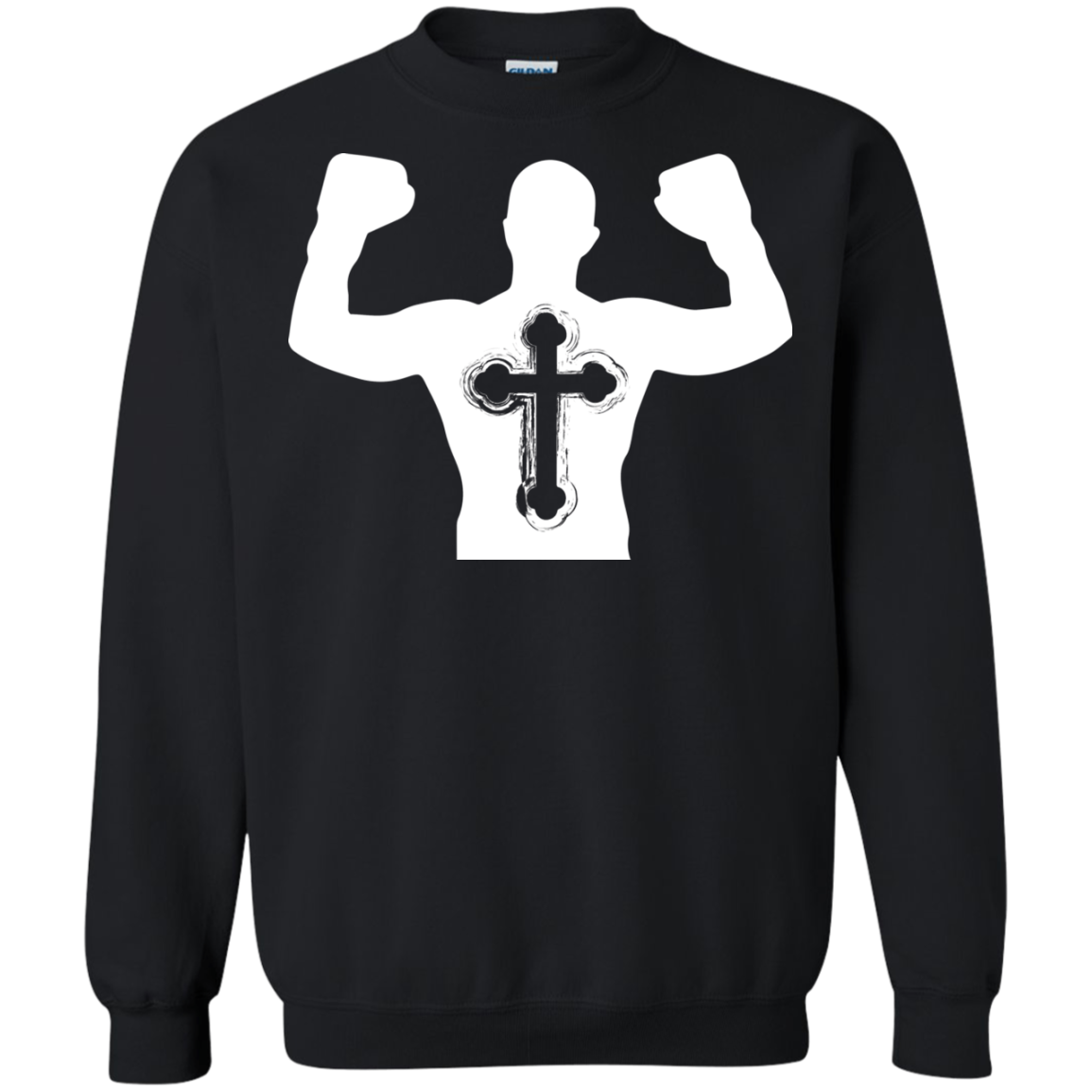 Christian Gym Exercise Workout T-shirt Black