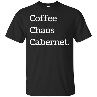 Coffee Chaos Cabernet T-shirt Black