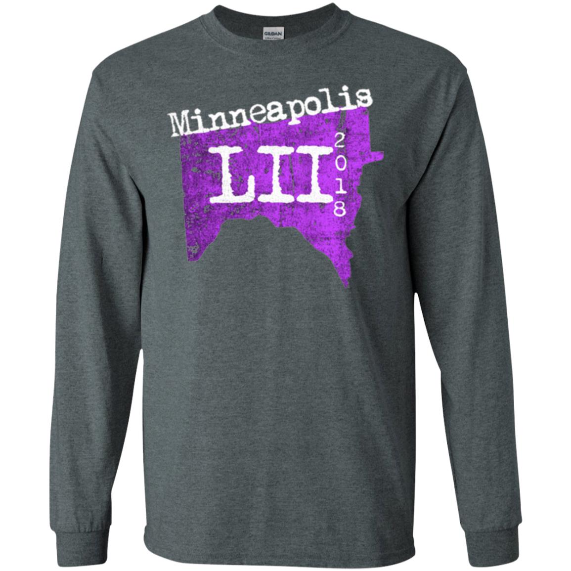Football Lover T-shirt Minneapolis Minnesota 2018 T-shirt Dark Heather