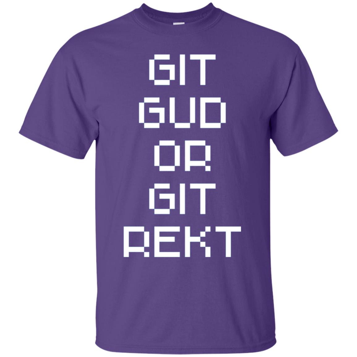 Video Game T-shirt Git Gud Or Git Rekt Purple