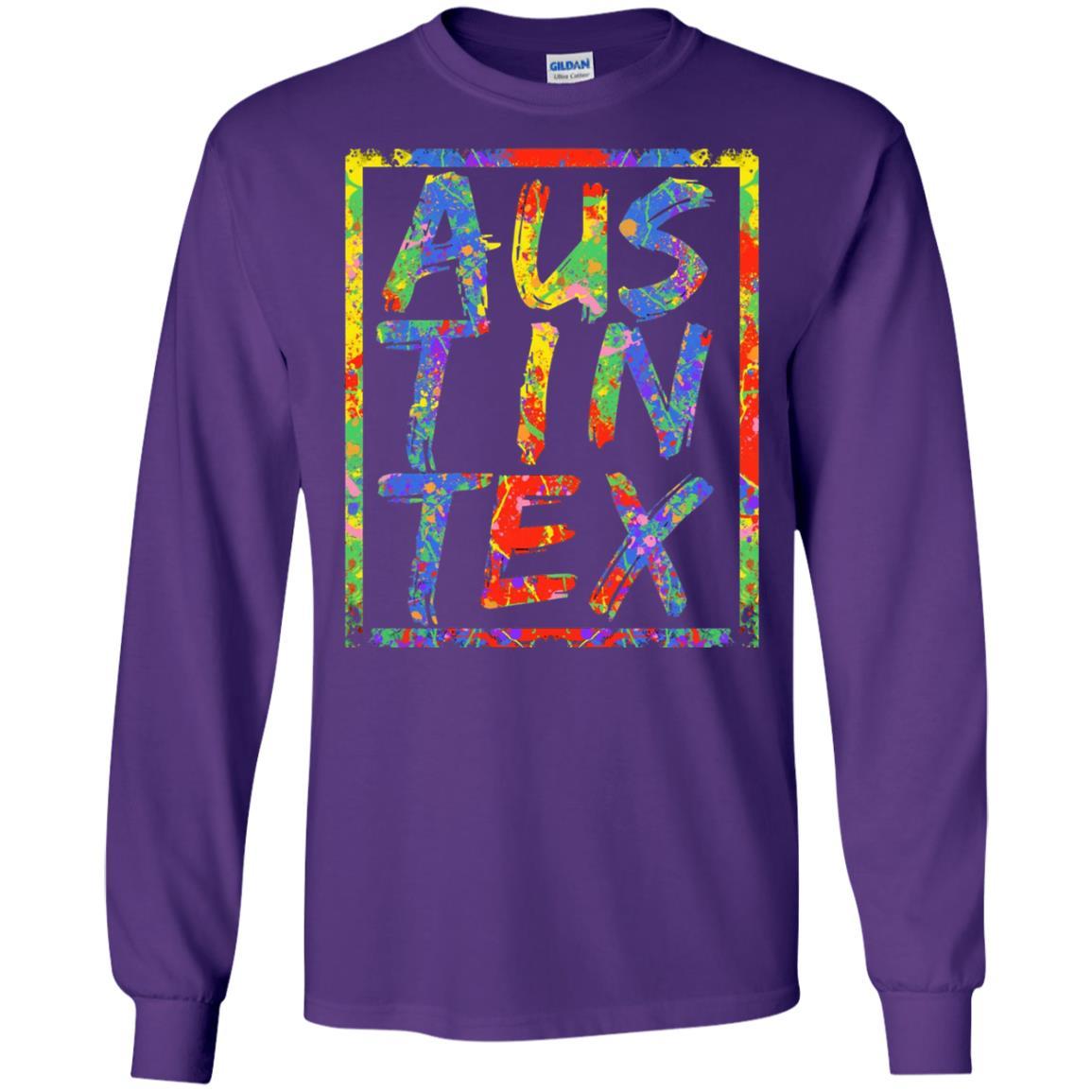 Austin Texas T-shirt Purple