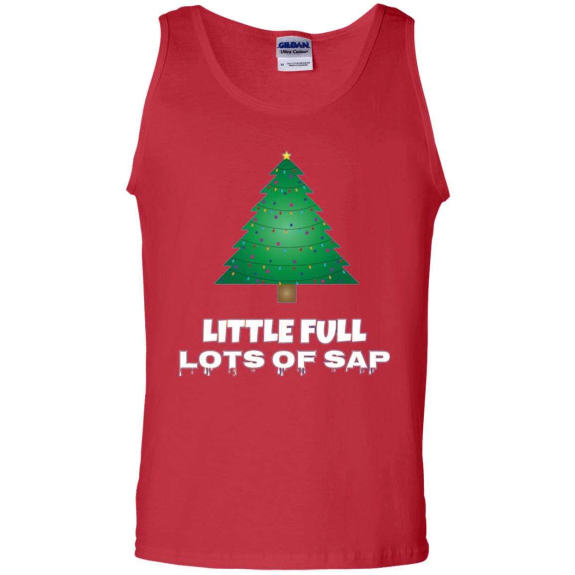 Christmas T-shirt Little Full Lots Of Sap Red