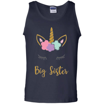 Family T-shirt Big Sister Navy