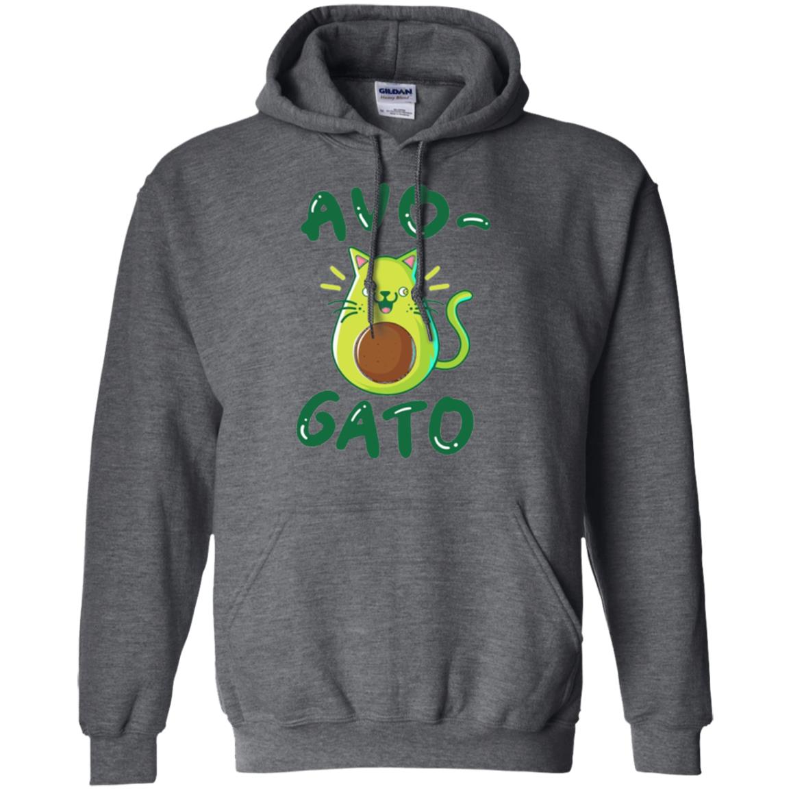 Cat Lovers T-shirt Avocado Avogato Dark Heather