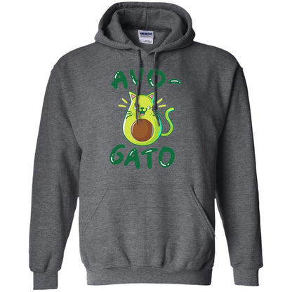 Cat Lovers T-shirt Avocado Avogato Dark Heather