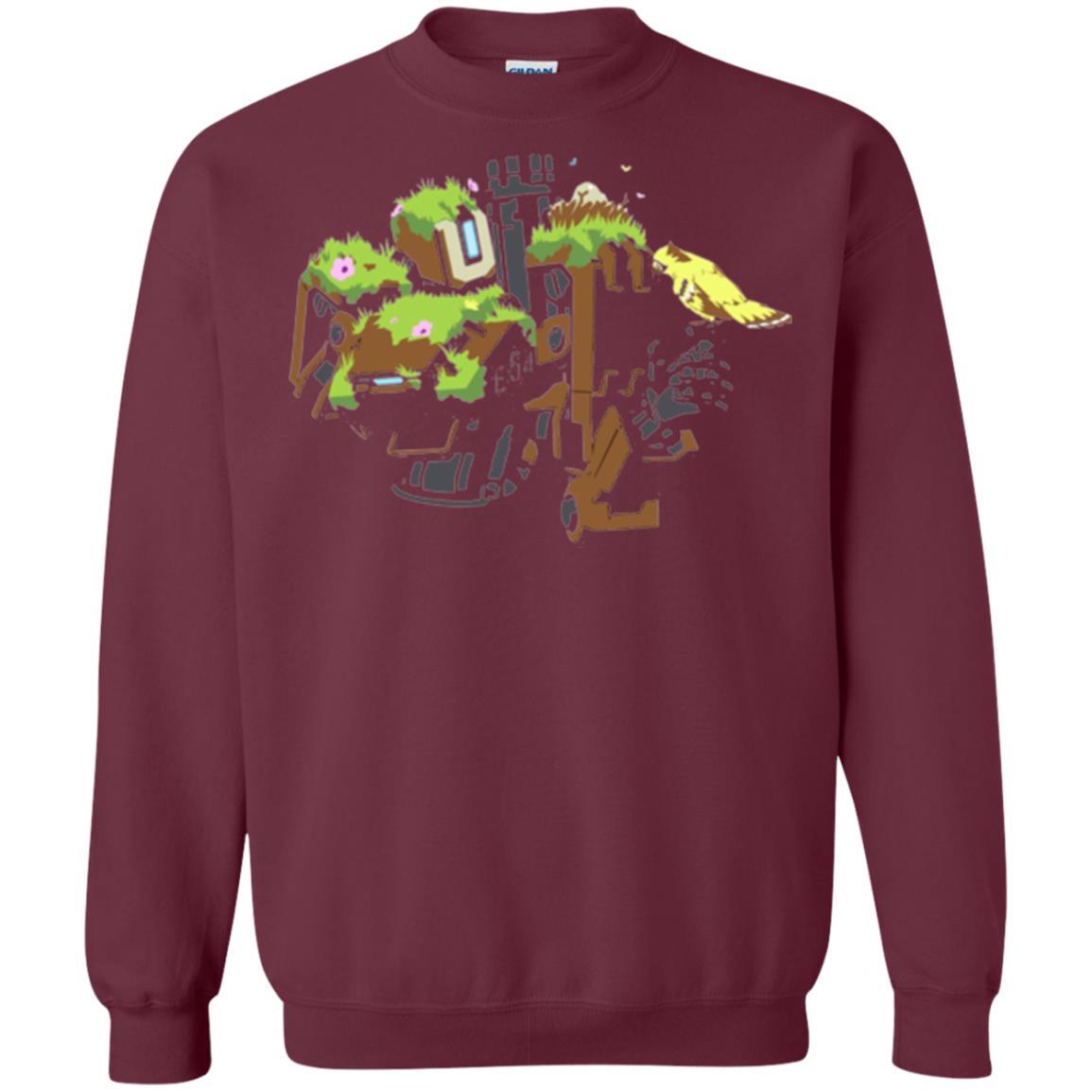 Film T-shirt Bastion Overgrown Spray T-shirt Maroon