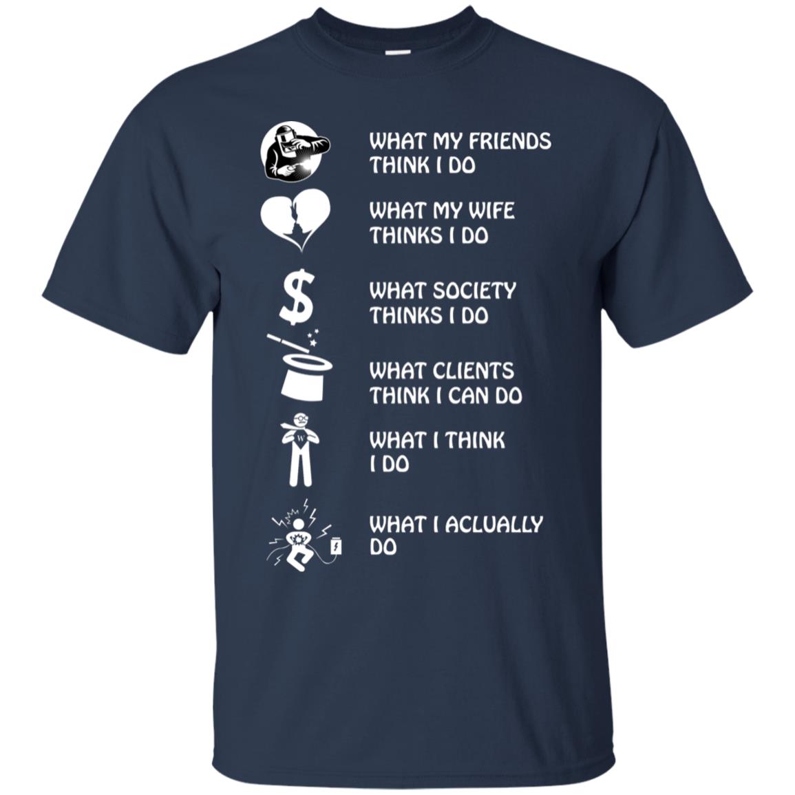 What My Friends Thinks I Do What My Wife Thinks I Do What Society Thinks I Do What Clients Thinks I Can Do What I Think I Do What I Actually Do Navy