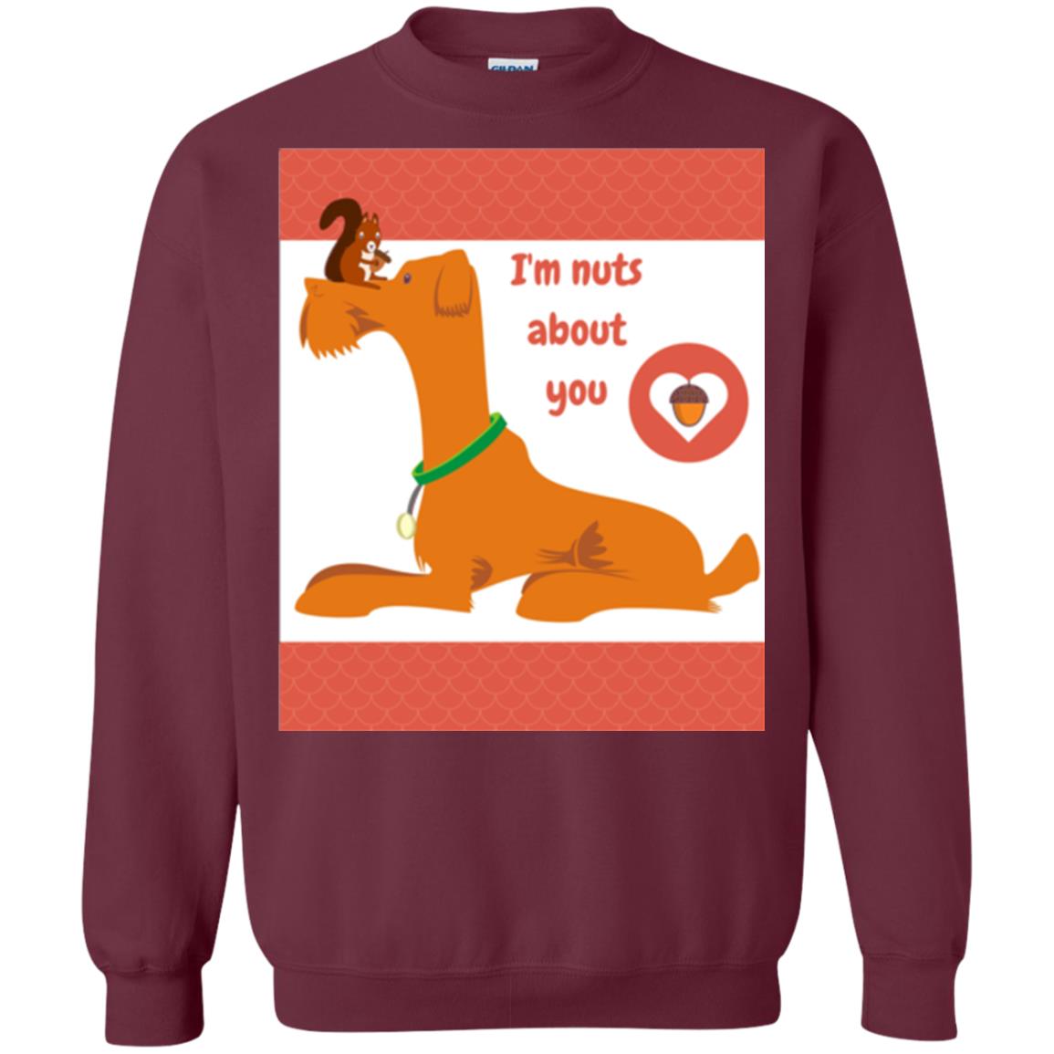 I_m Nuts About You T-shirt Maroon
