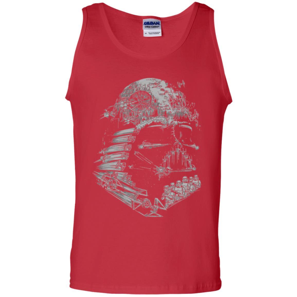 Film T-shirt Star Wars Darth Vader Build The Empire Graphic Red
