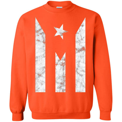 Boricua T-shirt Puerto Rico Black Flag T-shirt Orange