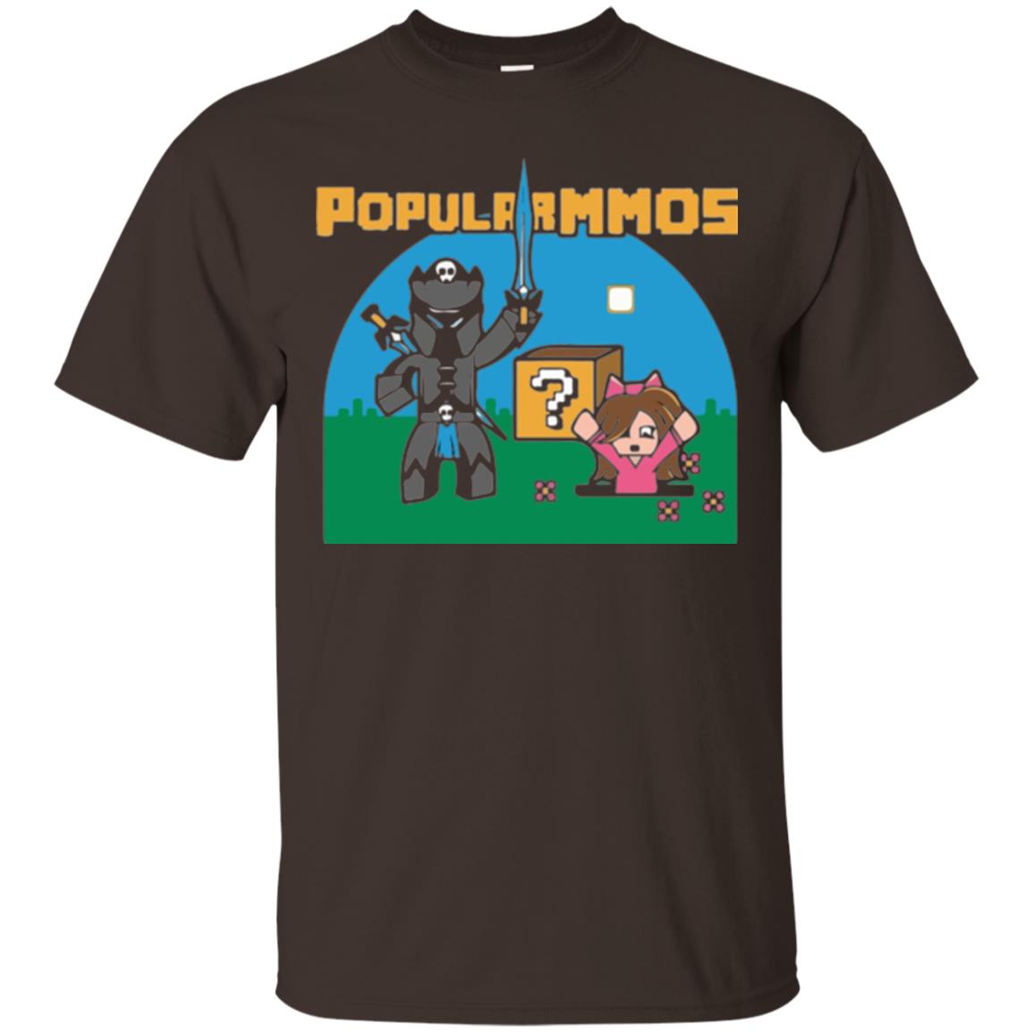Gaming T-shirt Popularmmos Dark Chocolate