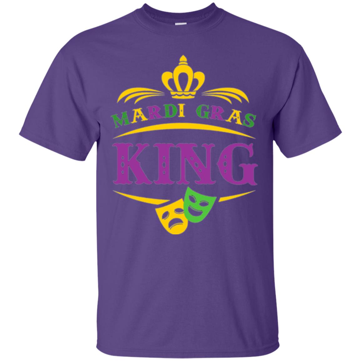 Mardi Gras King Gift T-shirt Purple