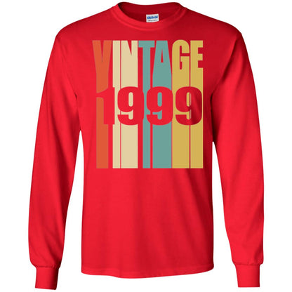 Brithday T-shirt Retro Vintage 1999 Red