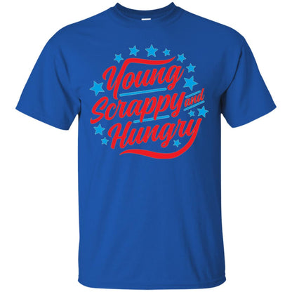 Hamilton T-shirt Young Scrappy And Hungry Royal