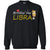Cute Libra Girl Birthday Lip Slay T-shirtG180 Gildan Crewneck Pullover Sweatshirt 8 oz.