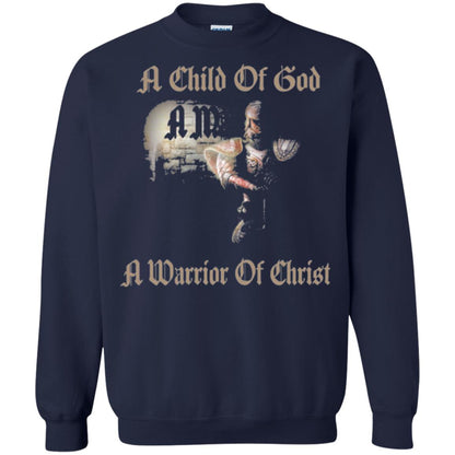 Crusader Knights Templar T-shirt A Child Of God Navy