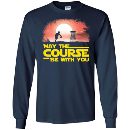 May The Course Be With You T-shirt Navy