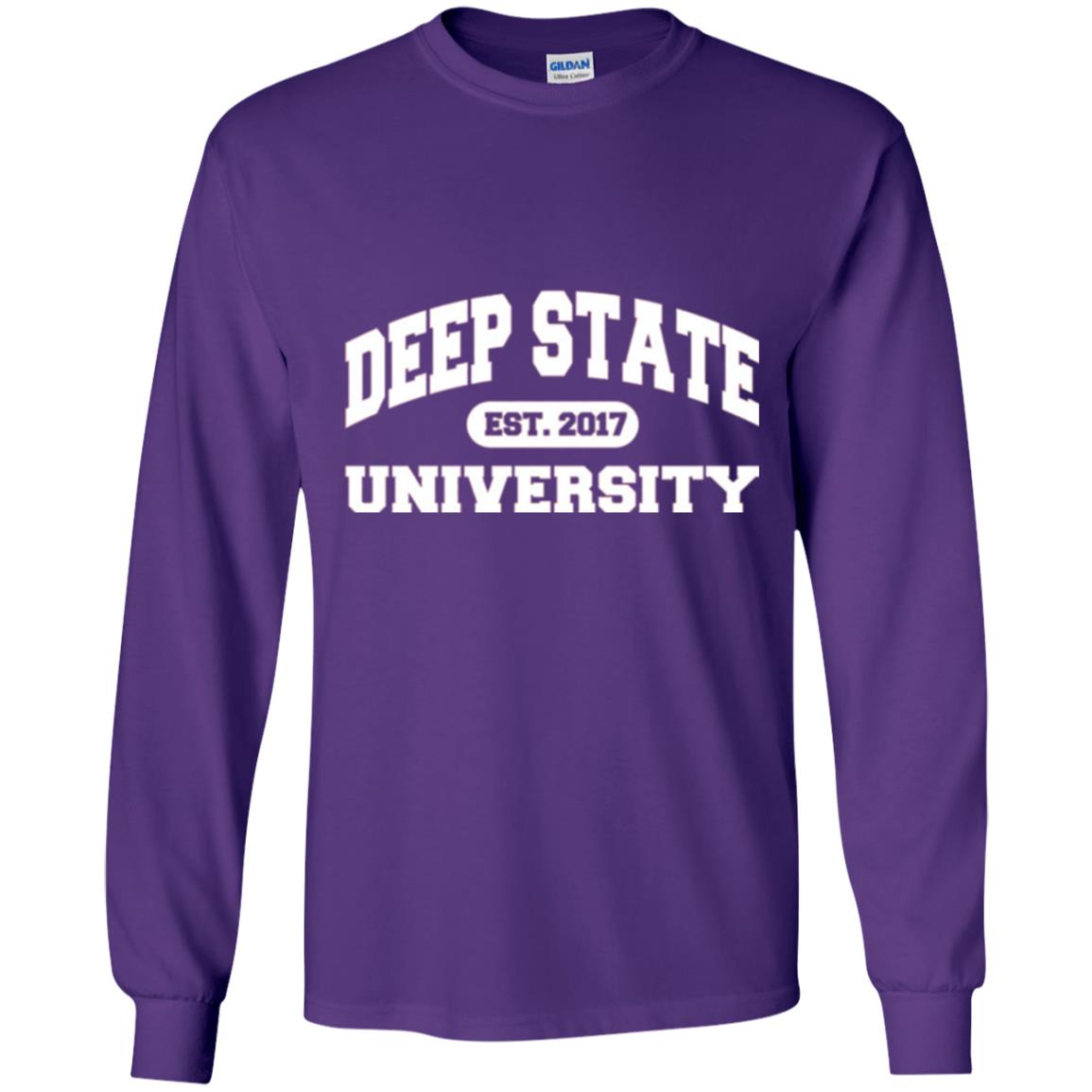 Deep State University T-shirt Purple