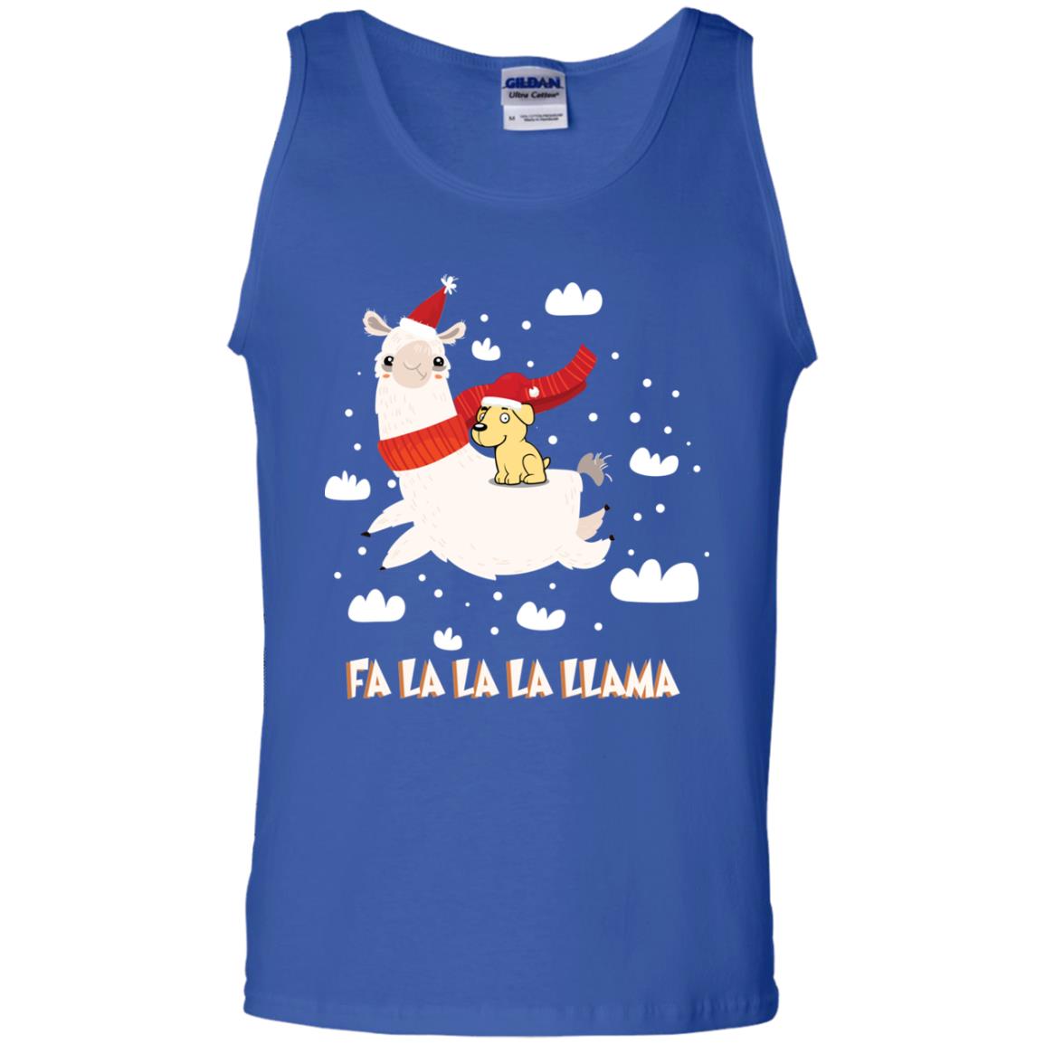 Fa La La La Llama With Labrador X-mas Gift Shirt Royal