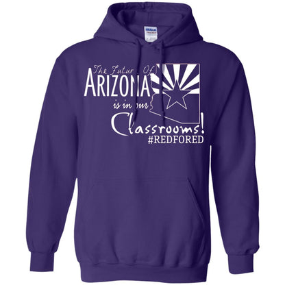 Arizona Teacher Tshirt The Future Of Arizona Is In Our Classrooms Purple