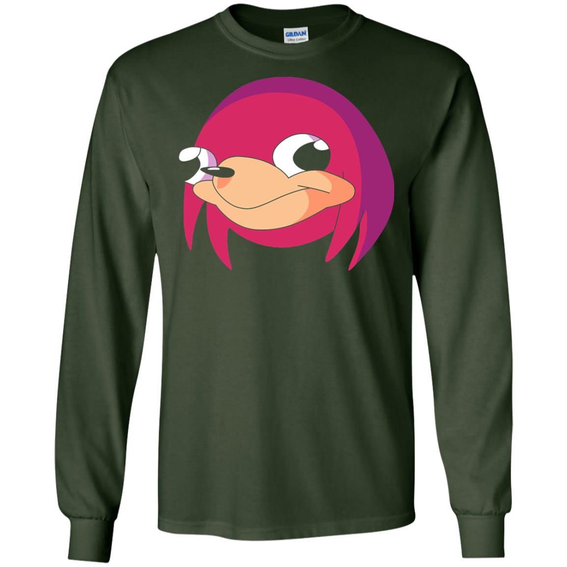 Cartoon T-shirt Ugandan Warrior Tribe Meme Forest Green