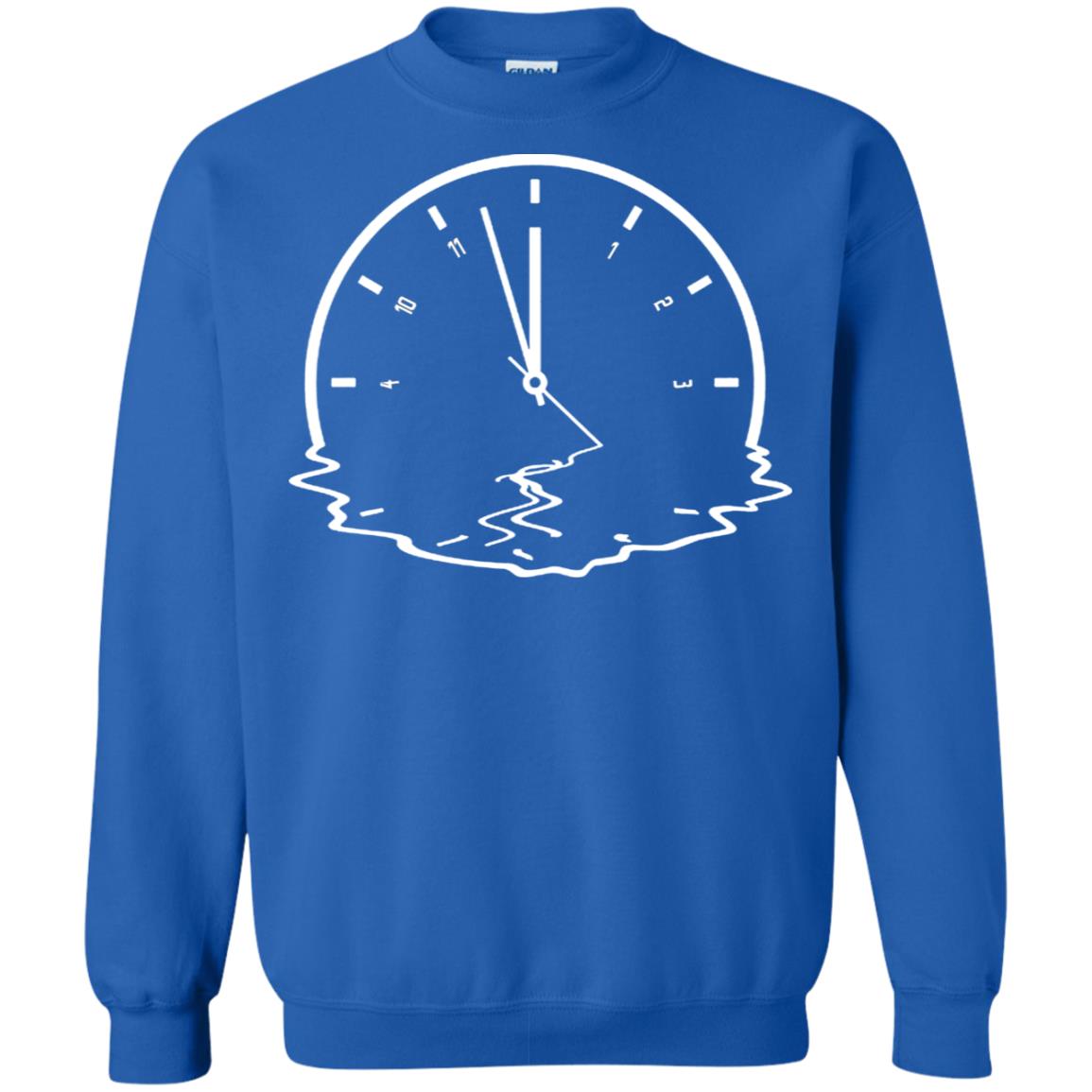 Alzheimer's & Dementia Awareness Funny Clock Gift Shirt Royal