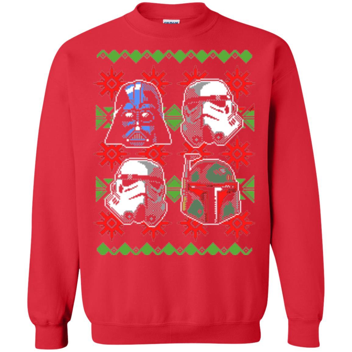 Film T-shirt Christmas Sweater Empire Helmets Red