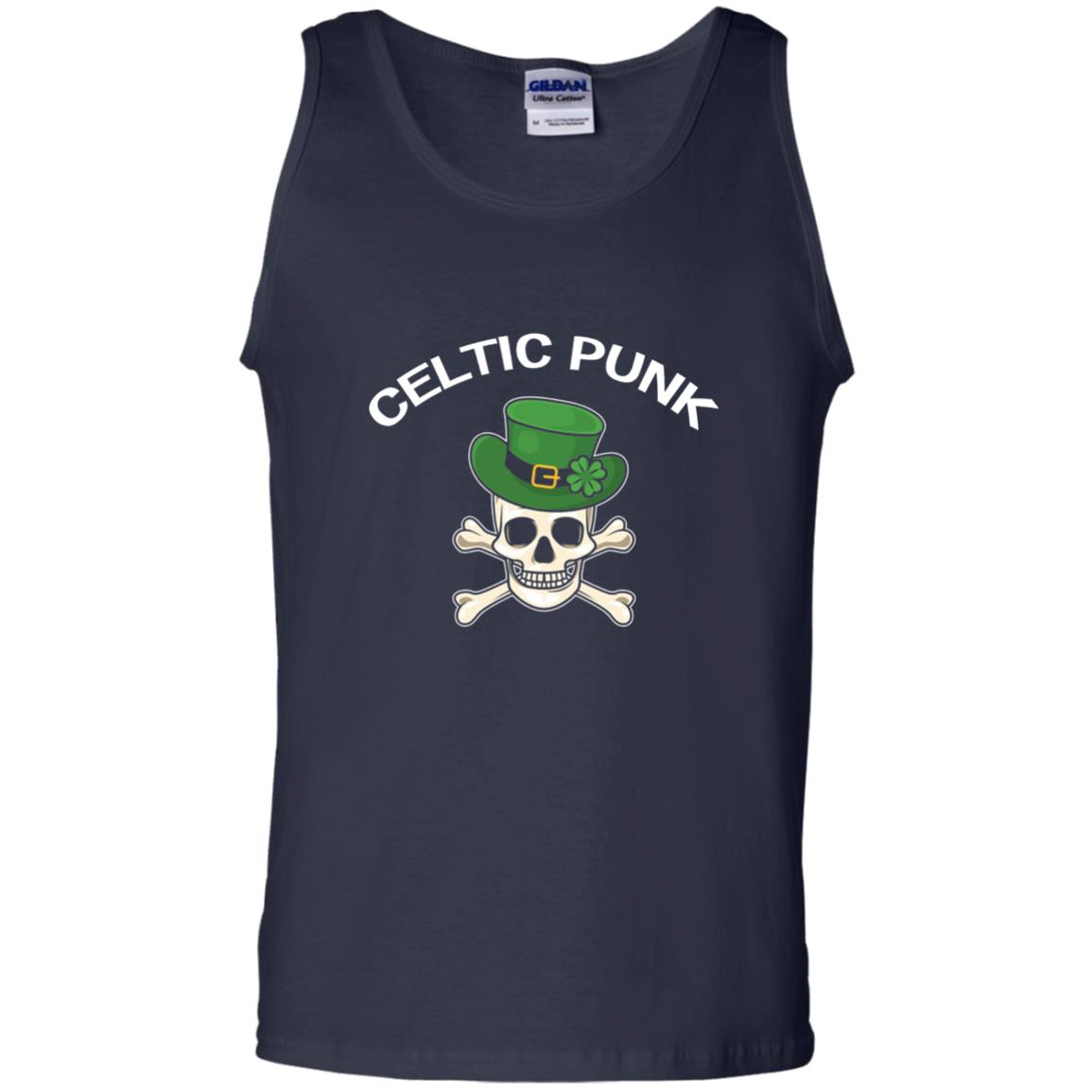 Celtic Punk Rock Irish St. Patrick_s Day T-shirt Navy