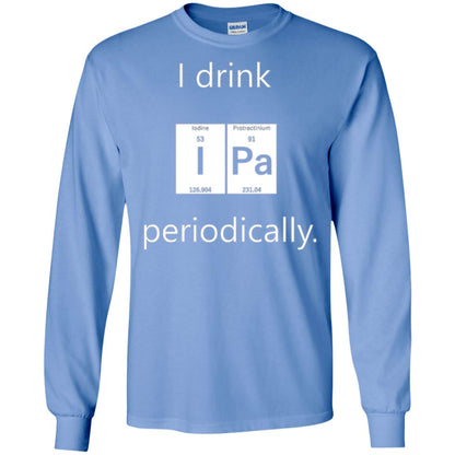Chemistry T-shirt Drink Ipa Periodically Carolina Blue