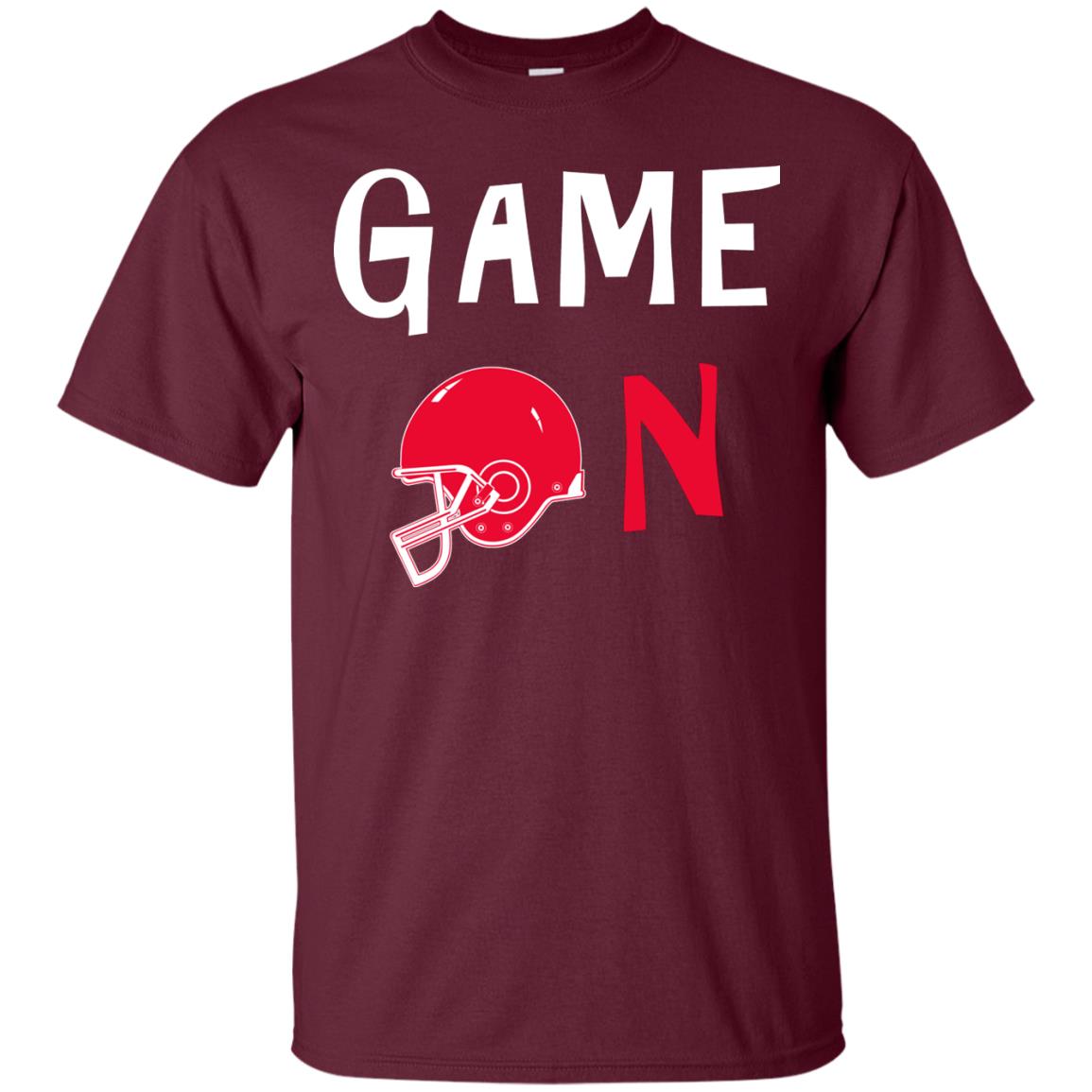 Football Lover T-shirt Game On Maroon