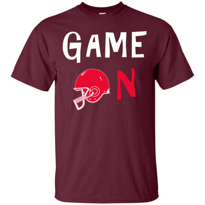 Football Lover T-shirt Game On Maroon