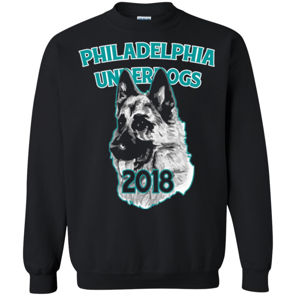 Dog Lover T-shirt Philadelphia Underdogs Celebration 2018 T-shirt Black