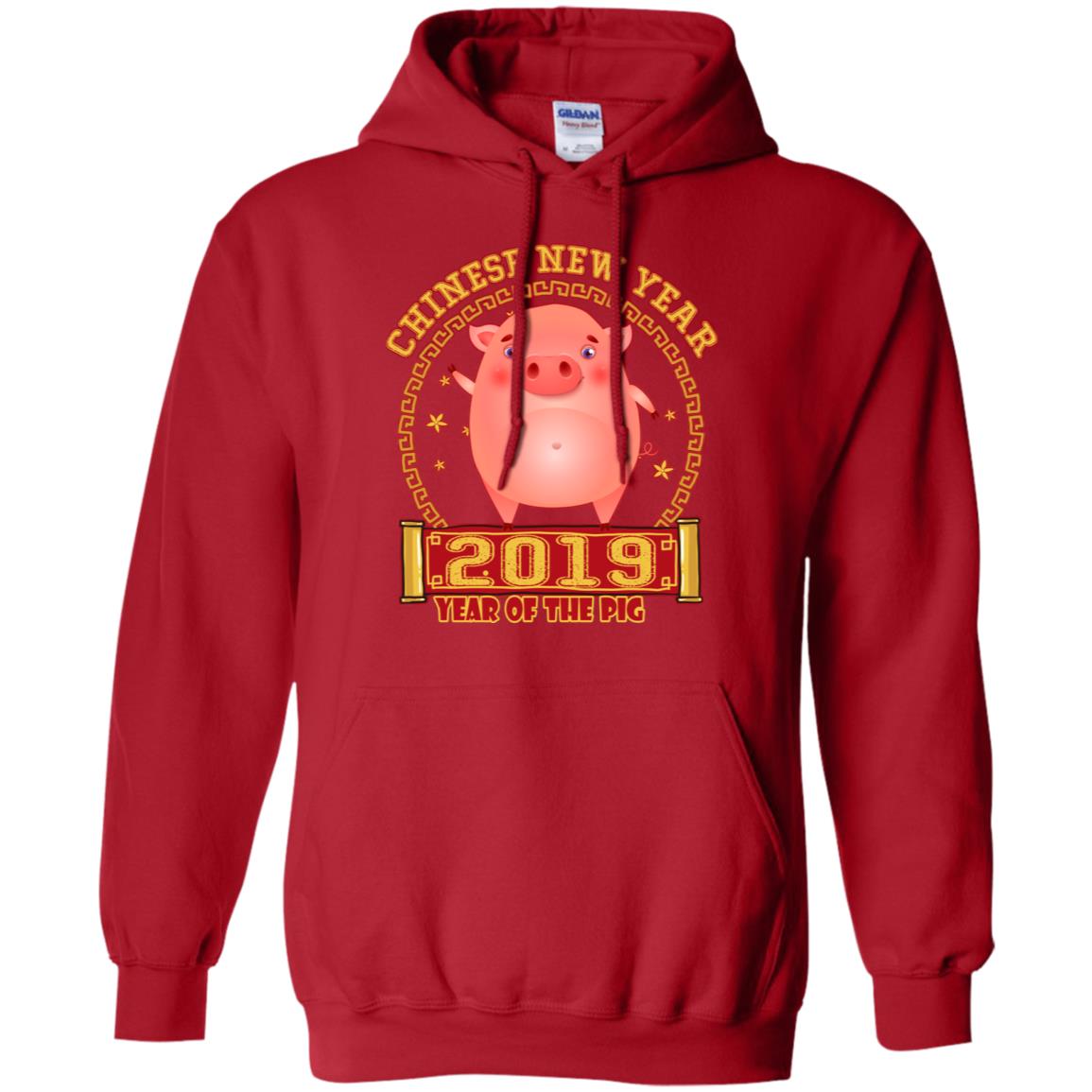Chinese New Year Year 2019 Of The Pig Shirt Red