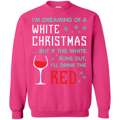Christmas T-shirt I'm Dreaming Of A White Christmas Heliconia