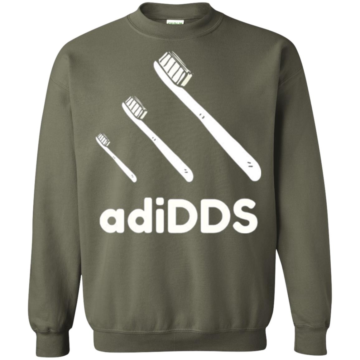 Dentist T-shirt Tooth Brush Adidds T-shirt Military Green