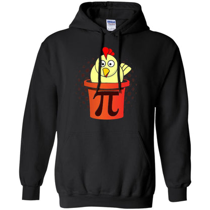 Chicken Pot Pi Funny Math T-shirt Black