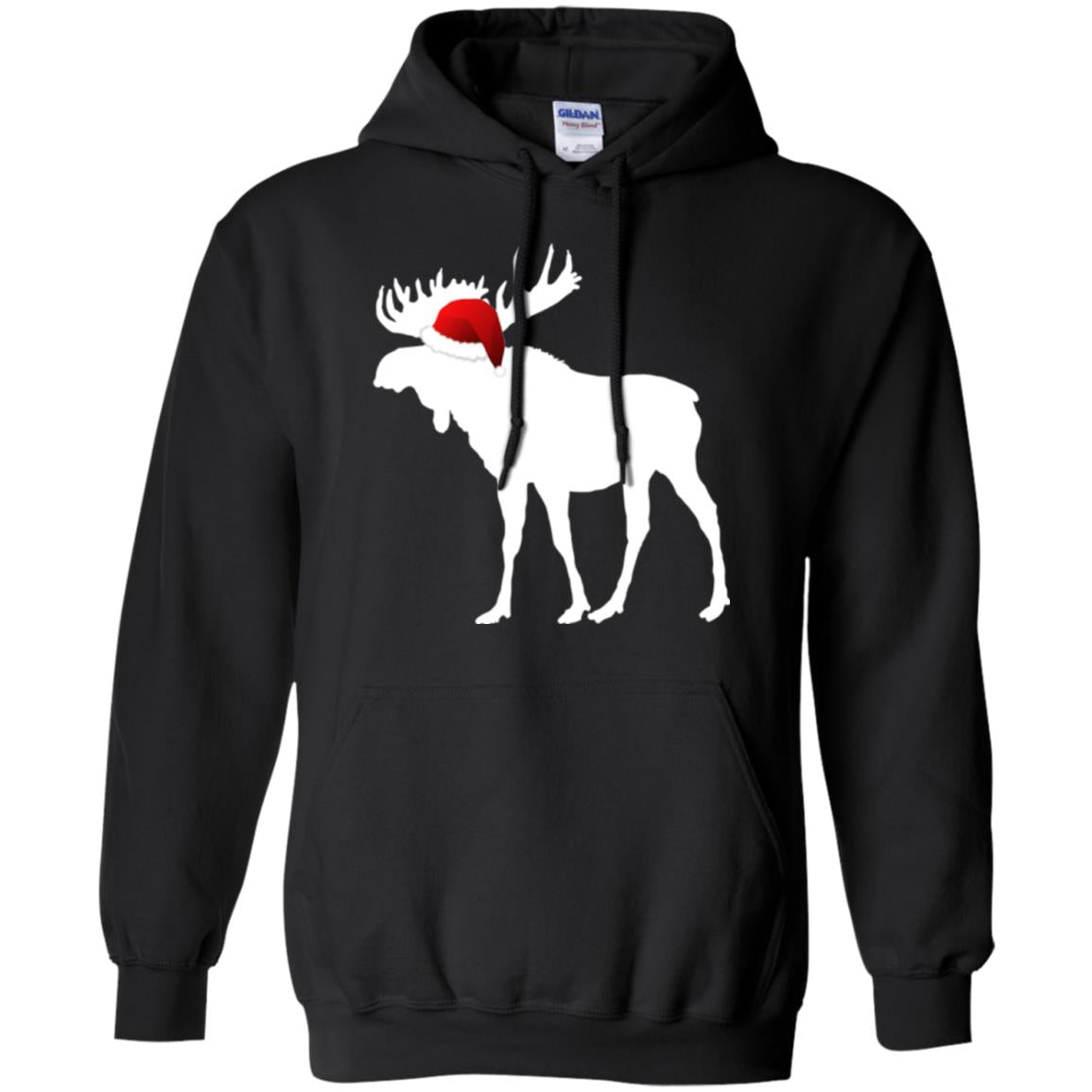 Christmas T-shirt Reindeer Black
