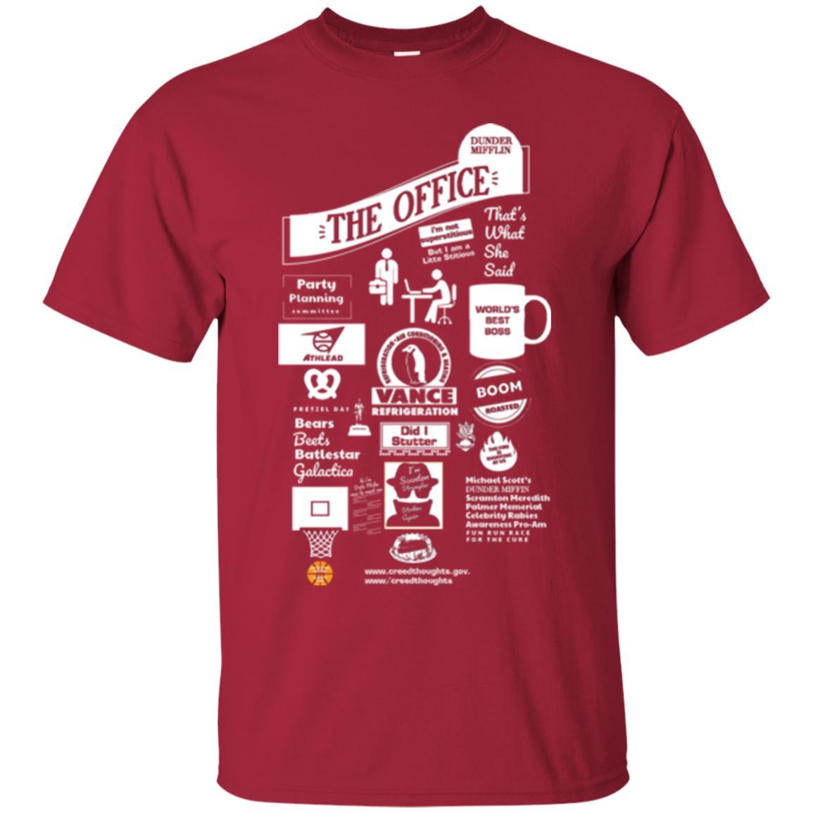 The Mashup Ofice T-shirt Cardinal