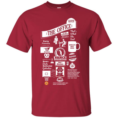 The Mashup Ofice T-shirt Cardinal